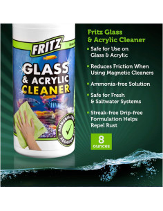 Limpiador de Vidrio y Acrílico para Acuarios Fritz Aquatics 226g 2
