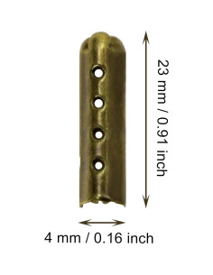 Aglets de Cobre Tupalizy 30PCS para Cordones de Zapatos 2