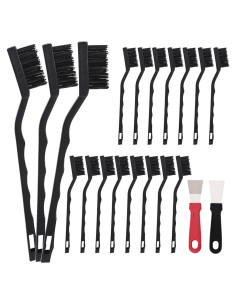 Juego de 15 cepillos de nylon Jikvmis para limpieza industrial