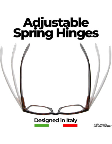 Lentes de Lectura grinderPUNCH 1.00-6.00 Luz Azul Mujer