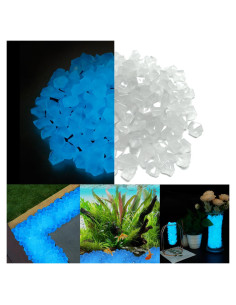 Rocas Brillantes Azul 1" Lechloris - 450pcs para Jardín