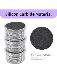 120 Discos de Lija Grano 120 para Removedores de Callos FancyJun 2