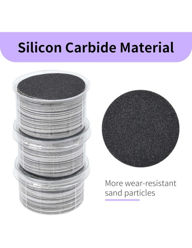 120 Discos de Lija Grano 120 para Removedores de Callos FancyJun