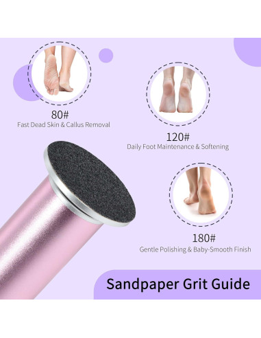 120 Discos de Lija Grano 120 para Removedores de Callos FancyJun