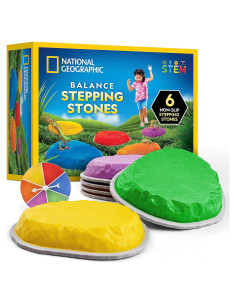 Piedras de Equilibrio National Geographic - 6 Piezas Antideslizantes