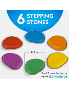 Piedras de Equilibrio National Geographic - 6 Piezas Antideslizantes 2