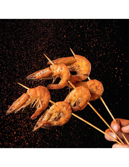 Brochetas de Bambú 20 cm XMZY - 100 Piezas para BBQ y Yakitori
