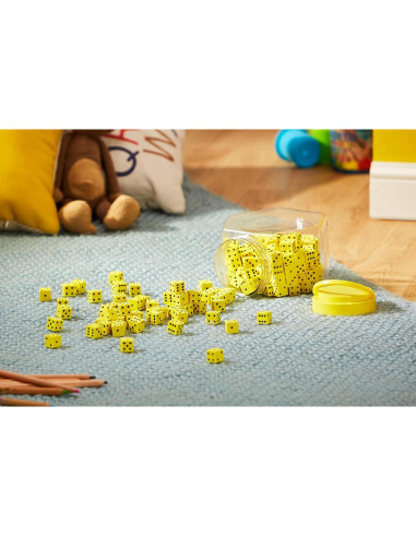 Cubeta de Dados de Puntos Suaves Learning Resources 200 Piezas