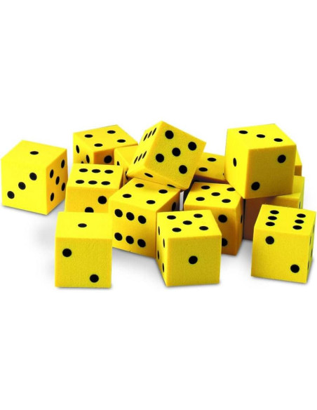 Cubeta de Dados de Puntos Suaves Learning Resources 200 Piezas