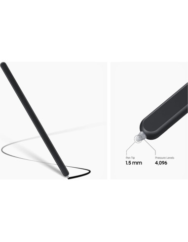 S Pen Slim Qenw para Galaxy Z Fold 6 y 5, 1.5mm, Negro