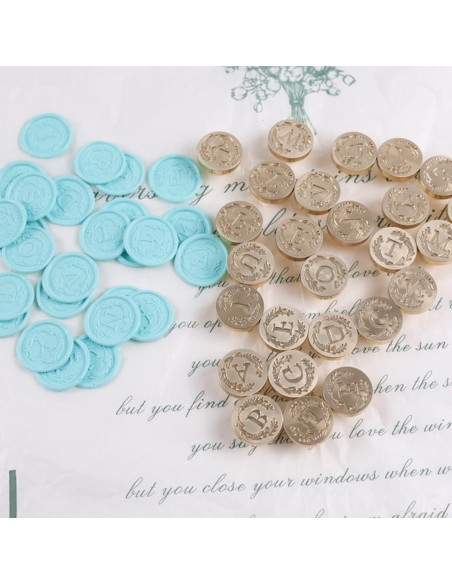 Kit de Sello de Cera Inicial Elegante WUERLIN S, 2 Piezas