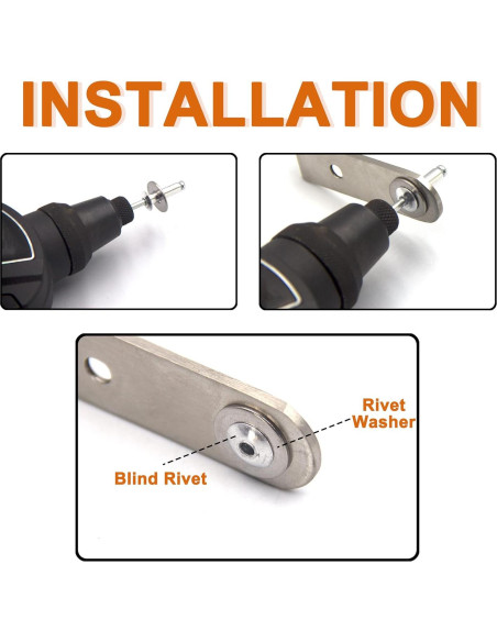 Kit de Arandelas de Remache de Respaldo 325 Piezas Acero Inoxidable Kit de Arandelas de Remache de Respaldo 325 Piezas Acero Inoxidable