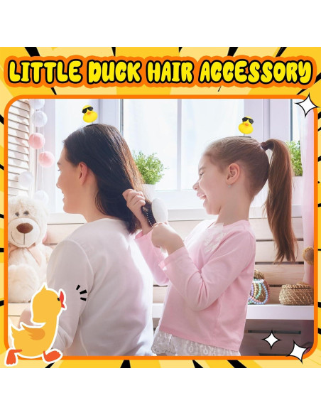 12 Clips para el Cabello de Pato Amarillo Croknit - Accesorios Kawaii 12 Clips para el Cabello de Pato Amarillo Croknit - Accesorios Kawaii