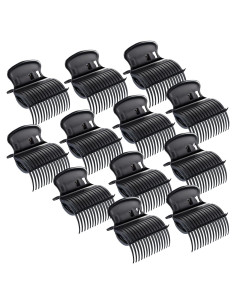 Pinzas de Rizador de Cabello Syhood - 12 Piezas Negras
