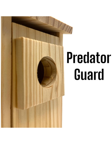 Casa de Pájaros DIY Oojami 2-Pack Madera Natural 25 cm Casa de Pájaros DIY Oojami 2-Pack Madera Natural 25 cm