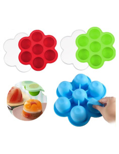 Moldes de Silicona para Huevos HAISENGO 3 Piezas 21 cm