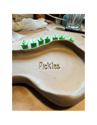 Conjunto de Sellos de Alfabeto para Cerámica Ccclsme - Letras y Números