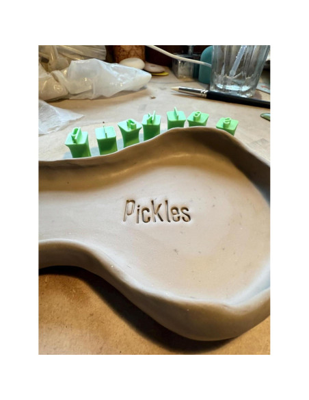 Conjunto de Sellos de Alfabeto para Cerámica Ccclsme - Letras y Números Conjunto de Sellos de Alfabeto para Cerámica Ccclsme - Letras y Números