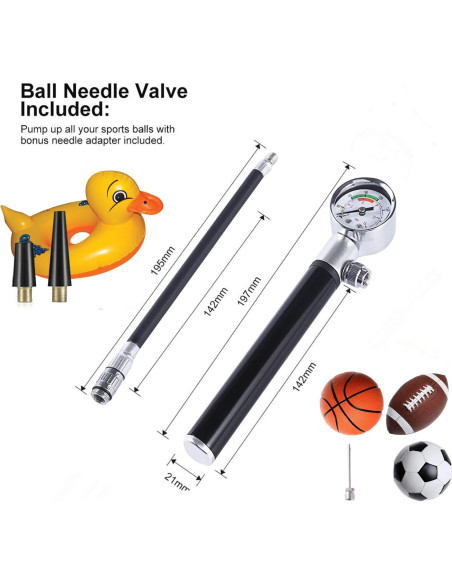 Kit de Herramientas para Bicicleta YBEKI - 10 en 1 con Bomba 210 PSI