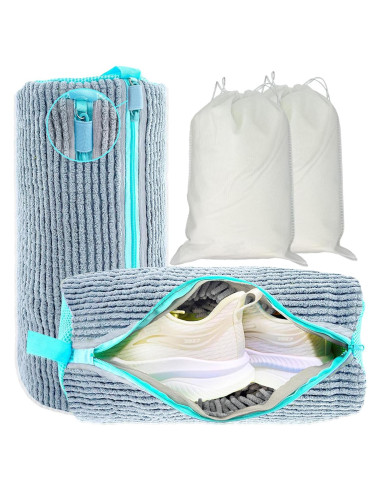 Bolsa de Lavado de Zapatos CNEYSID XXL - 2 Pcs Microfibra