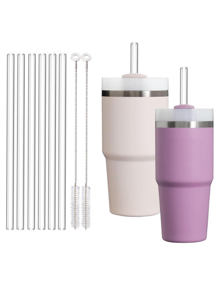 Pajitas Reutilizables LEPCY 21.6 cm para Taza Stanley 14 y 20 OZ