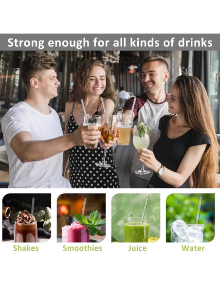 Pajitas Reutilizables LEPCY 21.6 cm para Taza Stanley 14 y 20 OZ