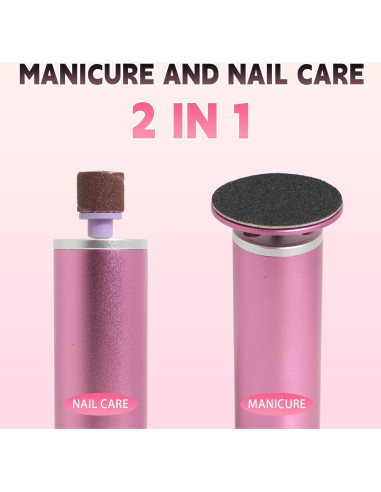 Lima Eléctrica para Pies AJPQCE con 60 Discos y 5 Brocas