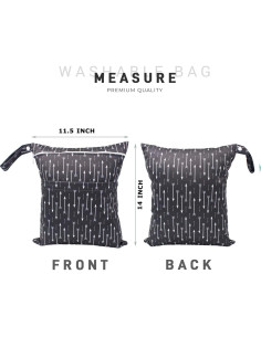 Bolsa Impermeable Reutilizable YULUONAPS 30x36cm Doble Cremallera 2