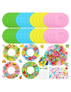 Kit de Manualidades de Verano Suilung - 32 Guirnaldas de Fieltro