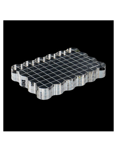 Bloque de Sello Acrílico Transparente Sanfurney 10x15cm 15mm