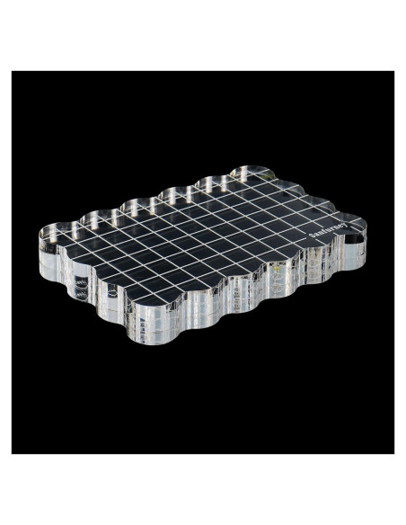 Bloque de Sello Acrílico Transparente Sanfurney 10x15cm 15mm