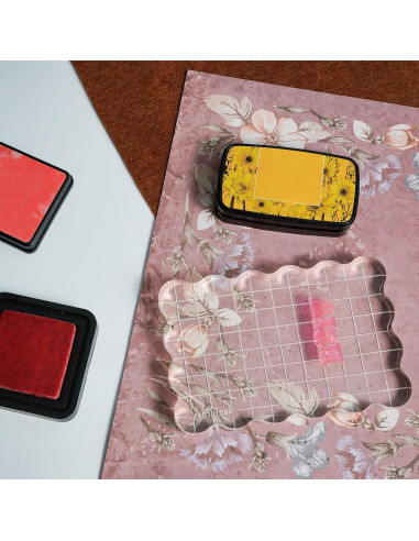 Bloque de Sello Acrílico Transparente Sanfurney 10x15cm 15mm