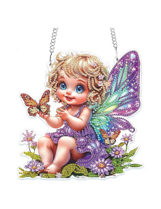 Kit de Pintura de Diamante 5D MOGTAA Mariposa 17x17cm