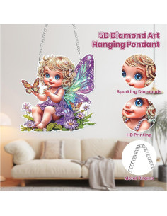 Kit de Pintura de Diamante 5D MOGTAA Mariposa 17x17cm 2