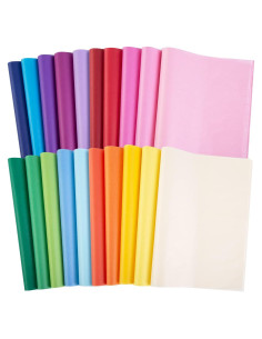 Papel de Seda Multicolor Shindel 330 Hojas 35x25cm Manualidades