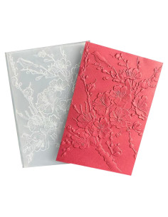 Carpeta de Embossing 3D DIYology Flores de Cereza 16.5x11.5cm