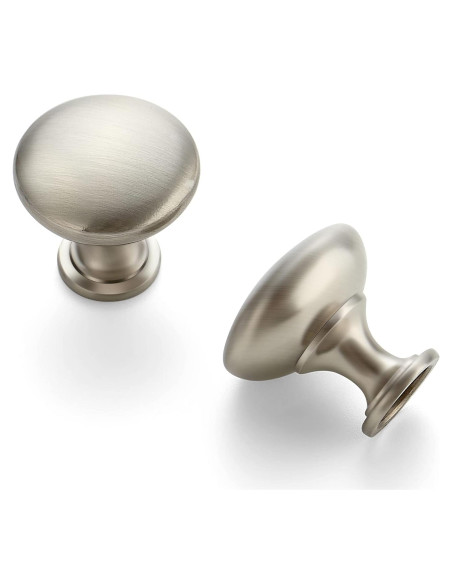 Perillas Redondas de Zinc Niquelado Ravinte para Gabinetes Perillas Redondas de Zinc Niquelado Ravinte para Gabinetes