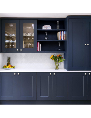 Perillas Redondas de Zinc Niquelado Ravinte para Gabinetes