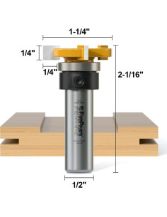 Cortador de Ranura Fivepears 3.18 cm Diámetro 0.64 cm Longitud 2