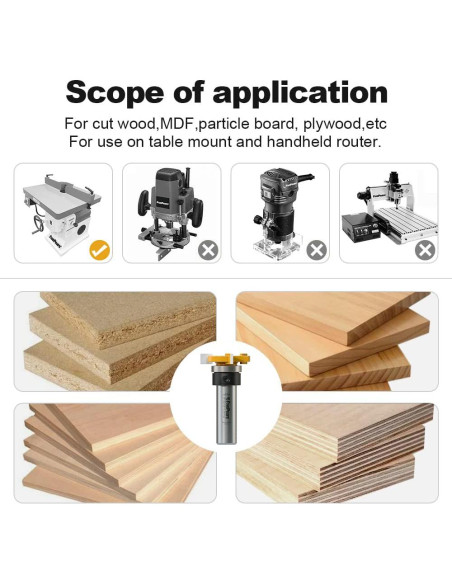 Cortador de Ranura Fivepears 3.18 cm Diámetro 0.64 cm Longitud