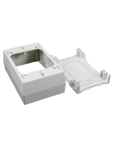Caja de Salida Extra Profunda Legrand Wiremold NM35 Marfil 4.45 cm
