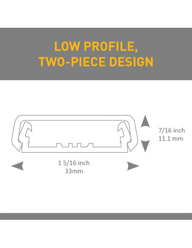 Caja de Salida Extra Profunda Legrand Wiremold NM35 Marfil 4.45 cm