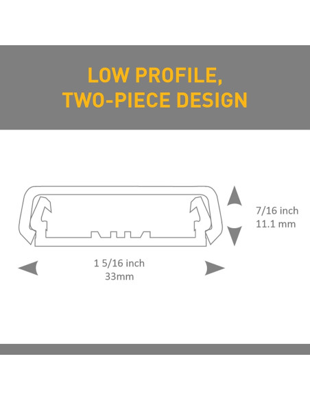 Caja de Salida Extra Profunda Legrand Wiremold NM35 Marfil 4.45 cm