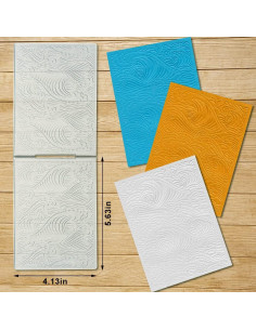 Carpeta de Relieve Estivaux Ola de Mar 10.5x14.3 cm para Tarjetas 2