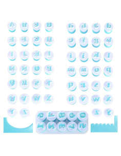 Cortadores de Letras y Números de Fondant Nuoda - 3 Juegos