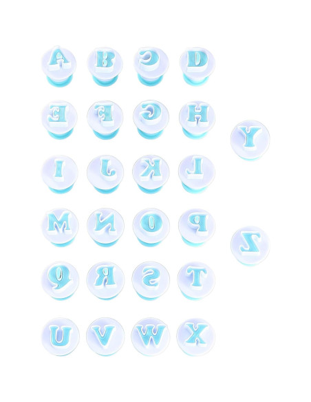 Cortadores de Letras y Números de Fondant Nuoda - 3 Juegos