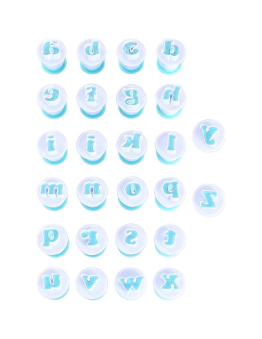 Cortadores de Letras y Números de Fondant Nuoda - 3 Juegos