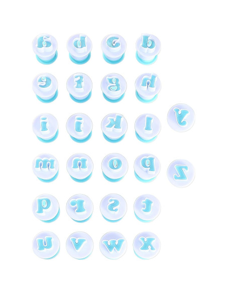 Cortadores de Letras y Números de Fondant Nuoda - 3 Juegos