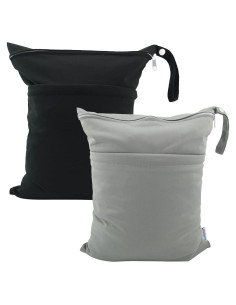 ALVABABY Bolsa de Pañales Impermeable Reutilizable 2 Pcs L2629