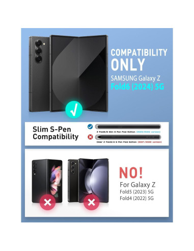 Funda i-Blason para Samsung Galaxy Z Fold 6 con Soporte S Pen